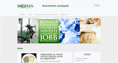 Desktop Screenshot of biogreen.hu